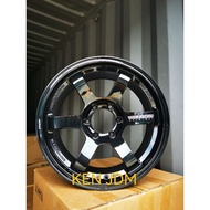 TE37 Suv Thailand Flow Foam Rim / 4x4 Rim Baru / 18inch Rims / Car Rim / Sport Rim 18x9J 6x139.7 - Ready Stock