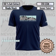 Hot selling Baju TNF 100% high-quality cotton outdoor hiking casual mens loose breathable T-shirt