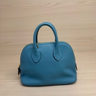 HERMES Mini Bolide 北方藍-D刻
