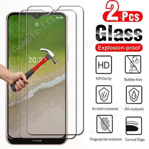 2PCS Tempered Glass For Nokia G10 G11 Plus G20 G21 G22 G42 G60 G100 G300 G310 X10 X100 X20 XR20 X30 