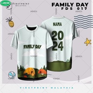 (READY STOCK ) 2024 Newly designed JERSEY Baju Tshirt Lelaki Family Day Crew Neck T-shirt Jersey Des