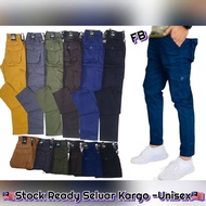 6pockets H&M Cargo Pants Slack 6pockets Thick Fabric Cargo Pant Multi Pocket Work Pants/Workwear