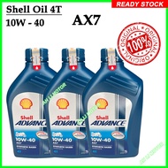 Shell AX7 4T Advance 10W-40 SYNTHETIC (4T) (1 litre)