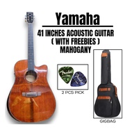 Acoustic Guitar Solid Mahogany 41 inches ( WITH FREEBIES )