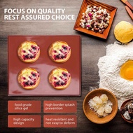 6 Pack Silicone Dehydrator Sheets Non Stick Square Edge Dehydrator Trays for Meat Vegetables Fruit F