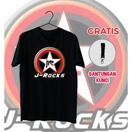 J-rock Band T-shirt music rock t-shirt combad distro t-shirt