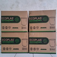 1 BOX 1000 pcs OVAL GLASS 14 16 18 22 Oz Oval Cup 14oz 16oz 18oz 22oz Ecoplas WHOLESALE