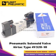 4V320-10 Pneumatic Solenoid Valve Airtac 4V 320-10 Solenoid Valve Switch Airtac 5/2 Way Double Coil 