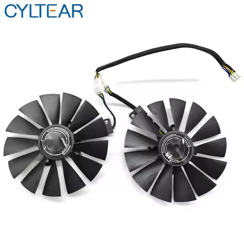 2Pcs/lot FDC10M12S9-C 12V 0.25AMP 95mm VGA Fan For ASUS STRIX DUAL RX 580 O4G RX580 O8G Gaming 4PIN