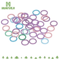 YUEJI 100pcs Crochet Locking Markers, Multicolor Round Ring Design  Markers Ring, Durable Knitting  