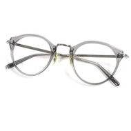 狀況極佳：Oliver Peoples OV5184 1132 眼鏡，淨CLEAR灰色和銀色，47x24，142mm，帶度數，含盒子和眼鏡盒，意大利​​製造。
