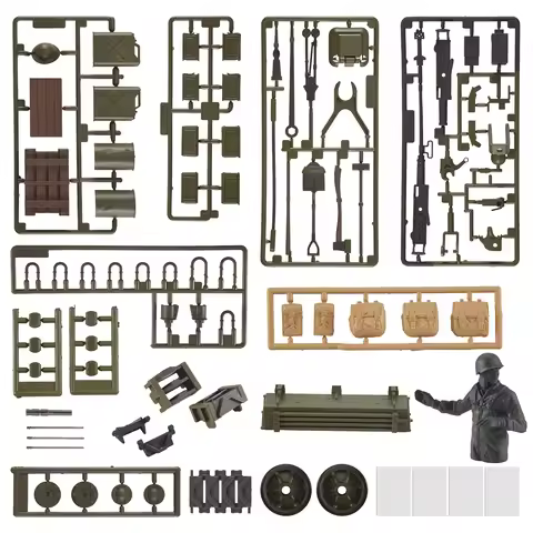 Practical for 1/16 Henglong Tank 3898-1 USA Sherman M4A3 RC Tank Plastic Soldier Accessories Parts B