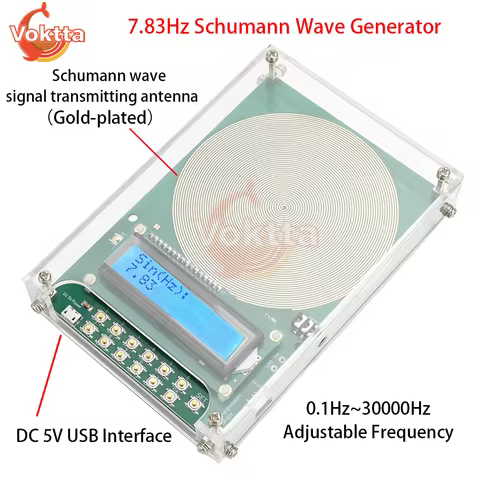 7.83Hz Schumann Wave Generator DC5V USB Ultra-low Frequency Sine Pulse Signal Generator 0.1Hz~30000H