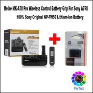 Meike MK-A7II Pro l Battery Grip + 100% sony  Original NP-FW50 Battery