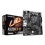 MAINBOARD (เมนบอร์ด) GIGABYTE A520M K V2 (REV. 1.0) (DDR4) (SOCKET AM4) (MICRO-ATX) |