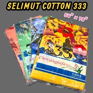 ️ Cotton Blanket 333 – 54 Quarter x 78 Quarter - Single Blanket | Floral Blanket | Blanket