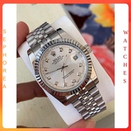 Stock baru【Datejust】 Rolex Jam tangan Lelaki original 100% Automatik/Automatic men's Watch 36mm silv