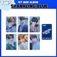 6pcs TWS WEVERSE  Lomo Cards Sparkling Blue Album SHOP LUCKY Photocard SHINYU DOHOON YOUNGJAE HANJIN