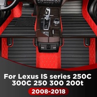 RHD For Lexus IS series IS250C IS300C IS250 IS300 IS200t 2008-2018 Custom Car Floor Mat Automobile C