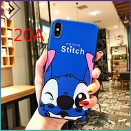 การ์ตูน Stitch สำหรับ Samsung J7 2015 2016 J5 Pro J7 2017 J6 J7 Prime 2018สำหรับ Samsung J6 + J8 J5 Prime J7 Prime 2สำหรับ Samsung J7 Core J7 Nxt J7 Pro J701M J7 neo เคสซิลิโคนฝาหลังกระจกแต่งหน้าพร้อมสายคล้อง