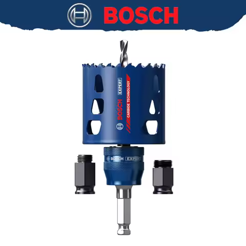 BOSCH 2608901910 EXPERT Multi Material PC Plus Hole Saw Starter Set For Wood With Metal Brick Tools 