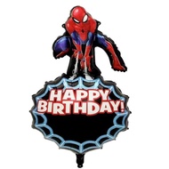 35 inches Marvel Superhero Avengers Spider Web Happy Birthday party decoration aluminum foil balloon