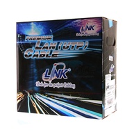 สายแลนใช้ภายในอาคาร CAT5E INDOOR ยี่ห้อ LINK รุ่นUS-9015-1 (100เมตร/กล่อง) จำนวน1กล่อง