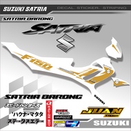 STRIPING SATRIA FU LAMA F150 BARONG STIKER VARIASI MOTIF KEREN TERLARIS