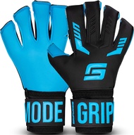 Aqua Junior Goalkeeper Gloves Children with Fingersave I Goalkeeper Gloves with Individual Removable