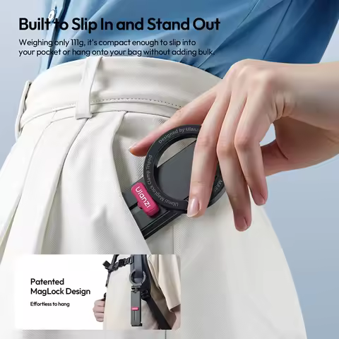 Ulanzi MA88 MagLock Phone Holder Mount Desktop Tripod Handheld Selfie Stick for Travel Cooking Vlog