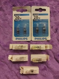 ￥💥 🎇【燈飾配件】Philips Essential Halogen 12V Capsule 4 pcs. 及其他(不知名)牌子 5pcs. 共售💲5️⃣0️⃣