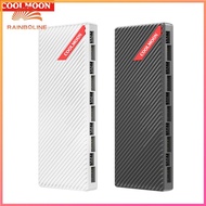 1 To 10 PWM & ARGB Hub Splitter SATA Powered 4 Pin PWM 3 Pin Addressable ARGB Adapter Magnetic Sucti