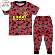 (6M-11Y) BOMBA Cotton Kids Pajamas - Sleepwear Boy Baju Tidur Budak Kanak Lelaki Pakaian Seragam Badan Uniform