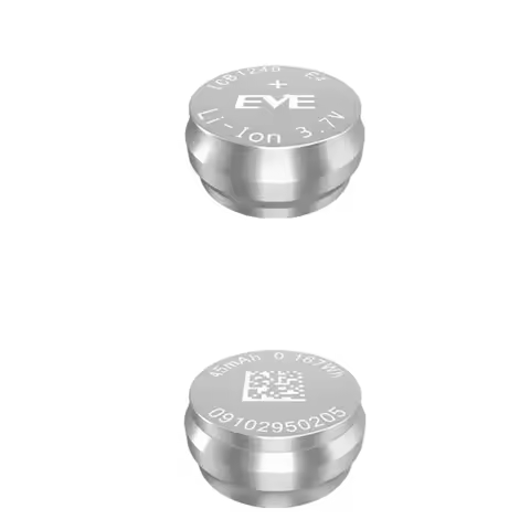 2PCS/Lot LIR1240 1240 3.7V 45mAh Rechargeable Headset Battery CP1240 TWS Bluetooth Headphone for Goo