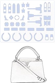 LokChuiDor Hardware Protective Film, Compatible with LV Capucines PM MM. Purse Hardware Sticker Tran