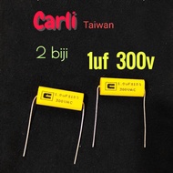 2 biji 1uf 300v Fan Capacitor 0.9uf pcb board capacitor alpha ceiling fan carli