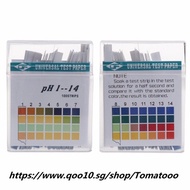 100 Strips 1 14 PH Test Strip Alkaline Acid Indicator Paper Universal Lab Test Paper For Liquid Soil