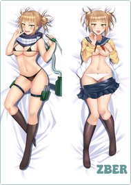 [ZBER] คอสเพลย์อนิเมะ My Hero Academia Cross My Body Himiko Toga Dakimakura ร่างกายของฉันปลอกหมอนโอบ