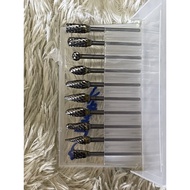 10pcs Tungsten Carbide Burr 6x3mm Rotary Porting Tool Mata Porting block Mata Korek head porting pis