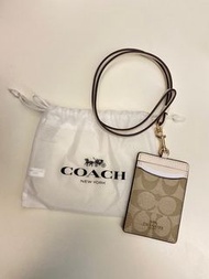 COACH 識別證套 卡夾 (附防塵袋、正貨、店內購入)