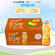 Thùng 24 chai Trà Đào Tự Nhiên TH true TEA 350ml (24 x 350ml)