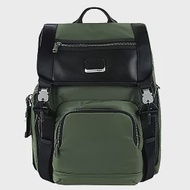 TUMI ALPHA BRAVO LARK系列15吋筆電雙皮帶翻蓋多夾層後背包 綠