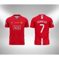 fashion 2025 Ronaldo Mu Home Final Ucl 2008 Jersey Shirt / Jersey Microfiber Dress / Jersey T-Shirt 