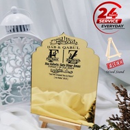 [PROMO] Plat Mas Kahwin/ Plat Hantaran Mas Kahwin Ijab Qabul