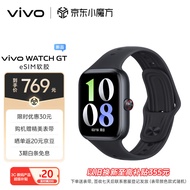 vivo   WATCH GT eSIM版软胶 蓝河操作系统AI体验 21天超长续航 无边界曲面大屏智能手表方表夏夜黑