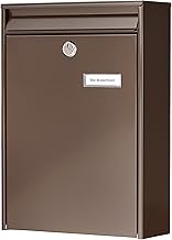 Burg Wächter Leipzig 777 BR System Letter Box, A4 Slot Format, EU Standard EN 13724, Galvanised Stee