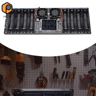 [prettyia] 8 Channel Battery Tester Digital Display Household Discharge Capacity Tester DC5V 10A Dig