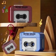 GANTUNGAN [ MP ] retro radio shaped keychain Unique song recording keychain | Tape recorder