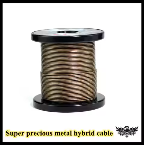 Eagle sign Super precious metal hybrid cable High end upgrade cable DIY bulk 0.78MM MMCX ie900 n5005