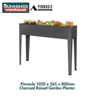 Bunnings Pinnacle #3321763 1020 x 265 x 800mm Charcoal Raised Garden Planter